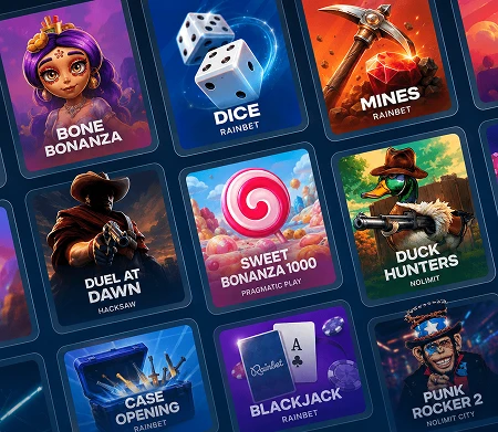 Rainbet casino games